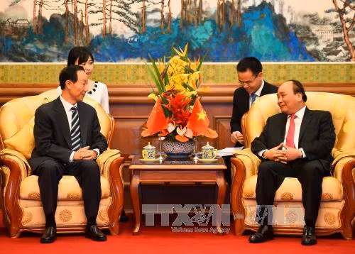 Thủ tướng Nguyễn Xuân Phúc tiếp ông Vương Gia Thụy ảnh 1