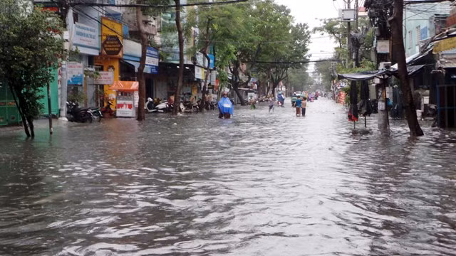 Sân bay Tân Sơn Nhất lại ngập sau mưa lớn kéo dài ảnh 1