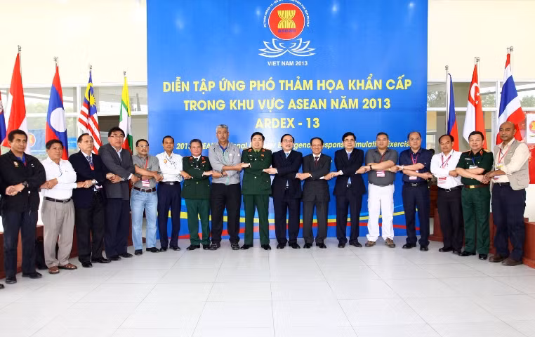 Diễn tập ứng phó thảm họa và cứu trợ khu vực ASEAN ảnh 1