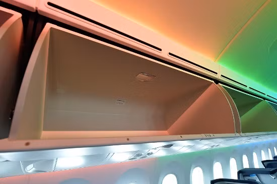 Ngắm nội thất hoành tráng của siêu máy bay B787 Dreamliner ảnh 8