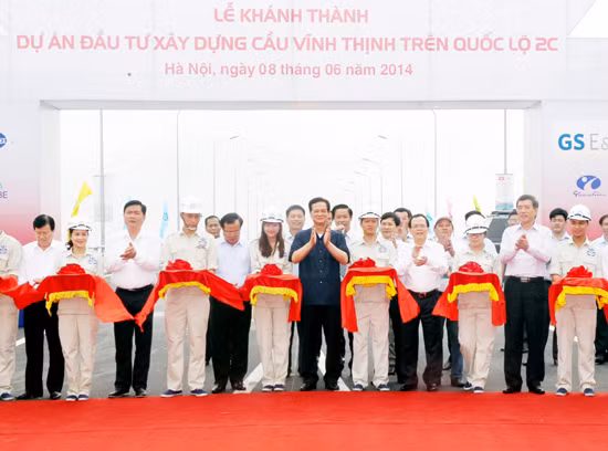 Khánh thành cầu Vĩnh Thịnh dài nhất Việt Nam ảnh 1
