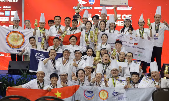 Đầu bếp Việt giành 102 huy chương tại Battle of the Chefs 2026 ở Malaysia
