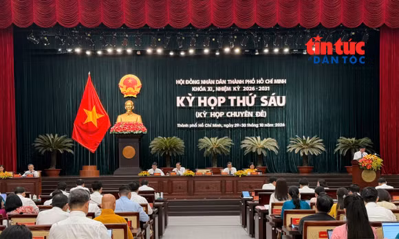 TP Hồ Chí Minh: Khai mạc kỳ họp thứ 6 HĐND khóa XI, nhiệm kỳ 2026 - 2031