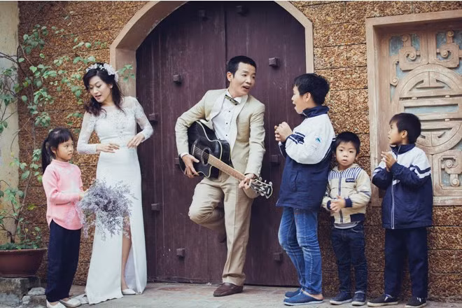 Ảnh cưới đẹp như mơ của nhạc sĩ Nguyễn Vĩnh Tiến ảnh 4