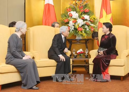 Nhà Vua, Hoàng hậu Nhật Bản cảm kích trước cử chỉ đẹp của Chủ tịch Quốc hội Việt Nam ảnh 1