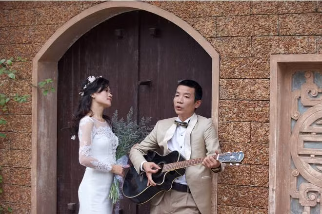 Ảnh cưới đẹp như mơ của nhạc sĩ Nguyễn Vĩnh Tiến ảnh 5