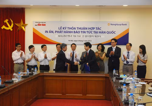 Báo Tin Tức in và phát hành tại Hàn Quốc ảnh 1
