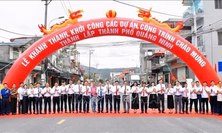 Khởi công, khánh thành 16 công trình chào mừng thành phố Quảng Ninh