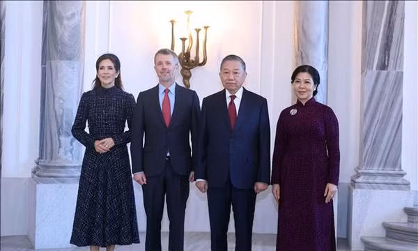Tổng Bí thư, Chủ tịch nước Tô Lâm hội kiến Nhà vua Frederik X