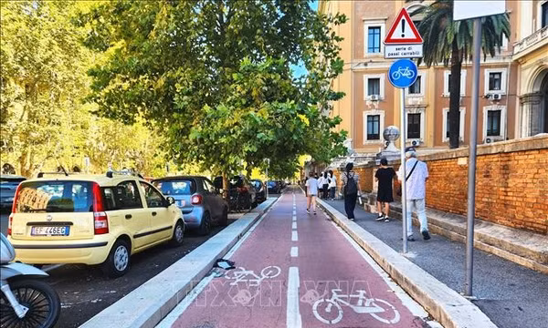 Thủ đô Italy công bố kế hoạch xây hơn 1.000km đường xe đạp