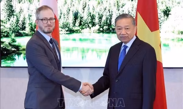 Tổng Bí thư, Chủ tịch nước Tô Lâm tiếp lãnh đạo Đảng Cộng sản Canada