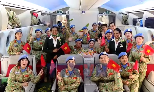 Mang tre Việt Nam lên đường tham gia gìn giữ hòa bình LHQ 