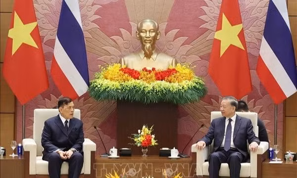 Tổng Bí thư, Chủ tịch nước Tô Lâm hội đàm với Nhà vua Thái Lan