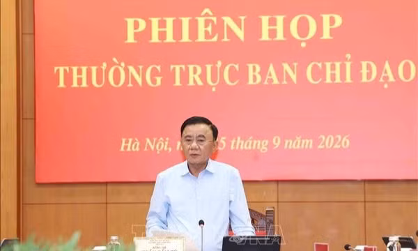 Thường trực Ban Bí thư chủ trì họp Thường trực BCĐ Trung ương về phát triển văn hoá
