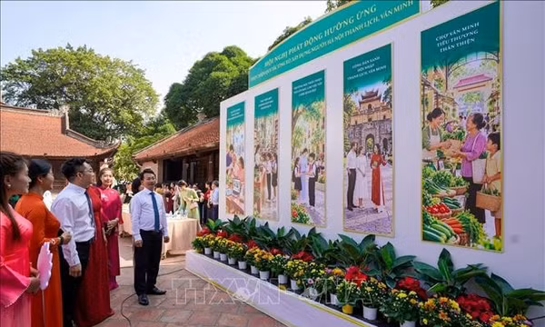 10 mô hình thực hành quy tắc ứng xử, xây dựng người Hà Nội thanh lịch, văn minh