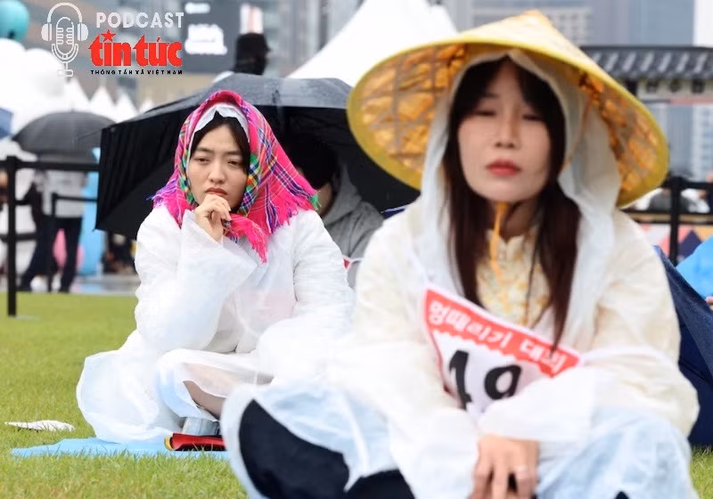 Kỳ lạ cuộc thi ‘ngồi yên’ ở Hàn Quốc