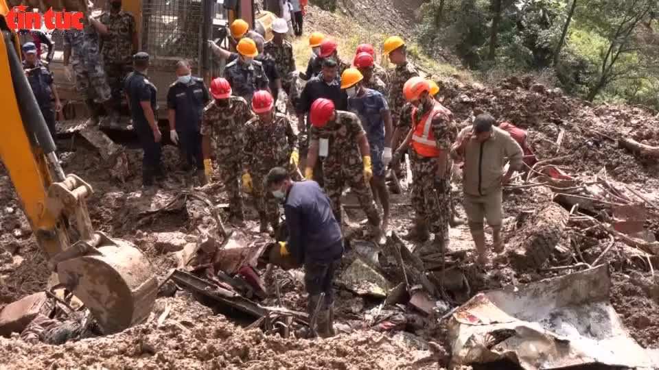 Lũ lụt và lở đất gây thiệt hại nghiêm trọng ở Nepal