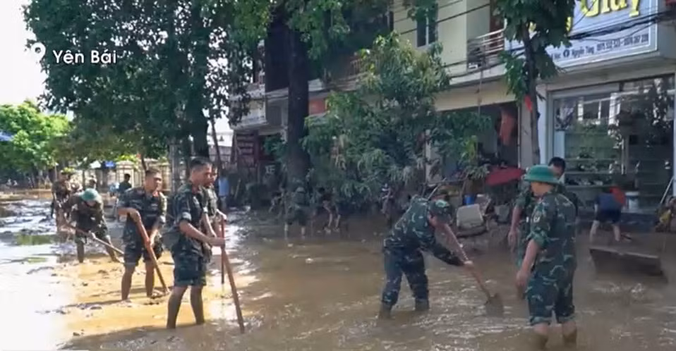 Yên Bái khẩn trương khắc phục hậu quả mưa lũ 