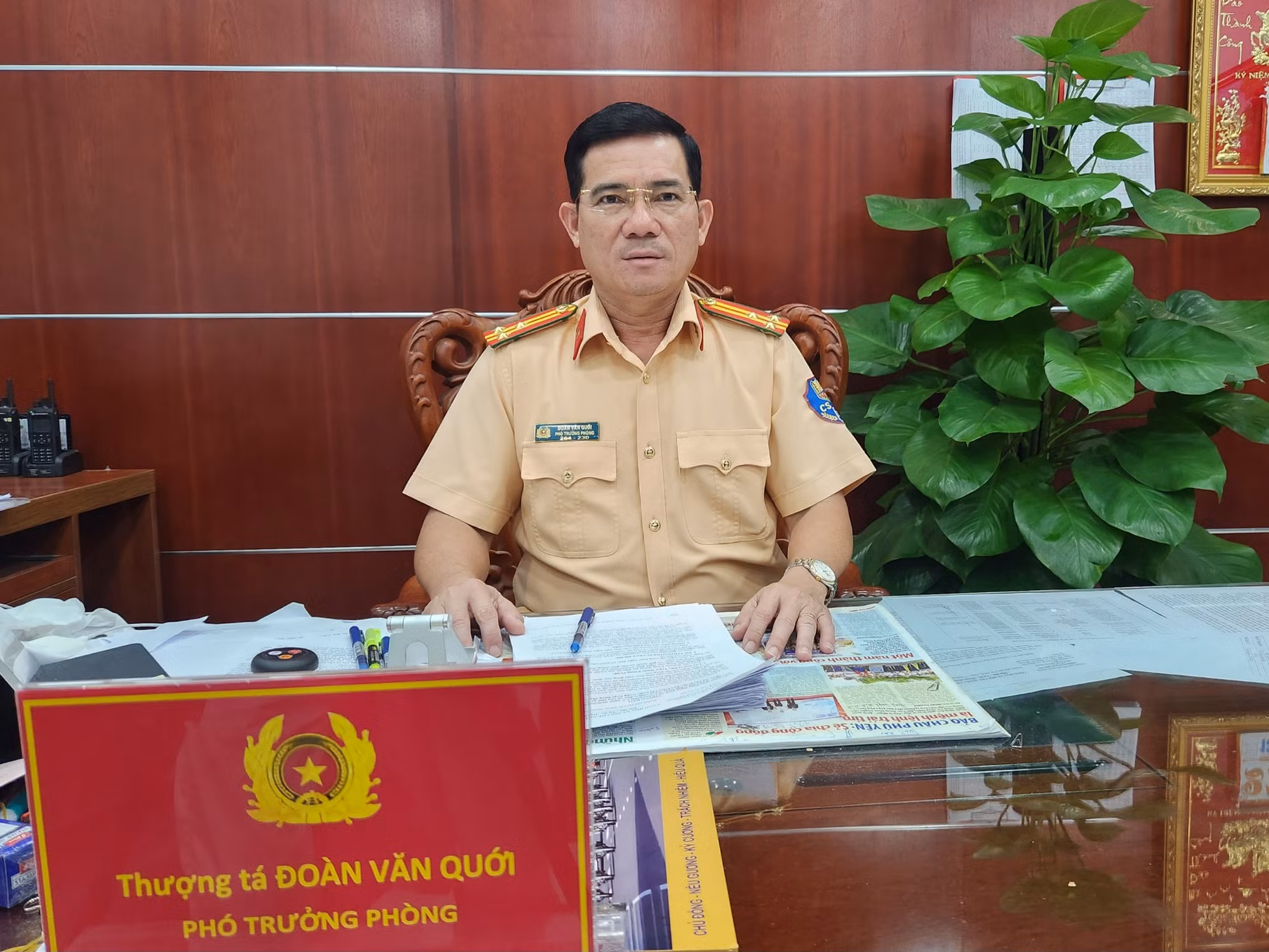 Thượng tá Đoàn Văn Quới, Phó trưởng Phòng CSGT (PC08 Công an TP Hồ Chí Minh) 