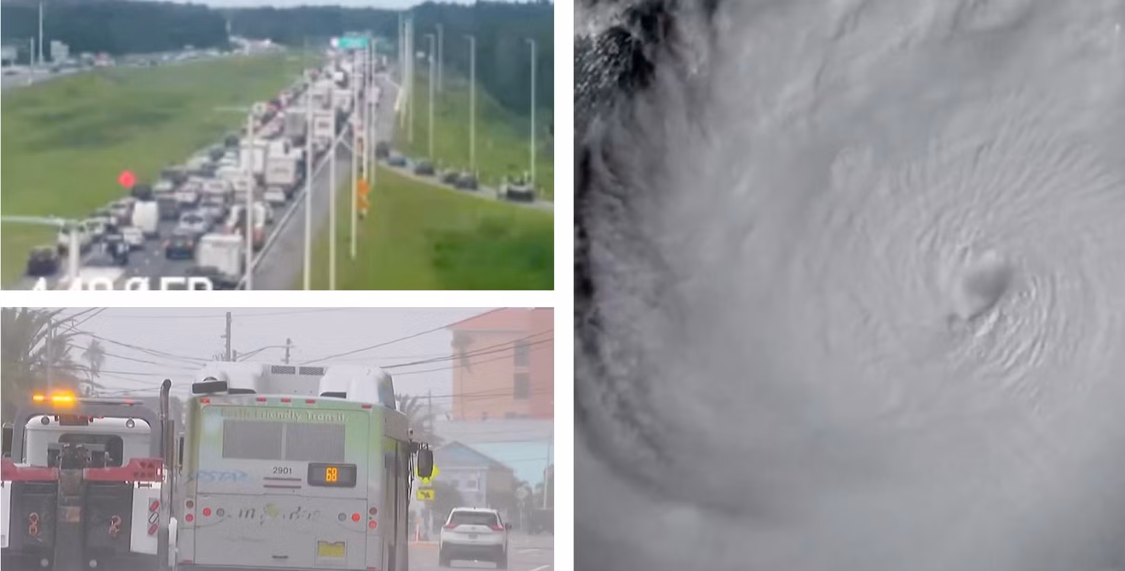 Người dân Florida chạy đua sơ tán khi siêu bão Milton sắp đổ bộ, gây sóng thần