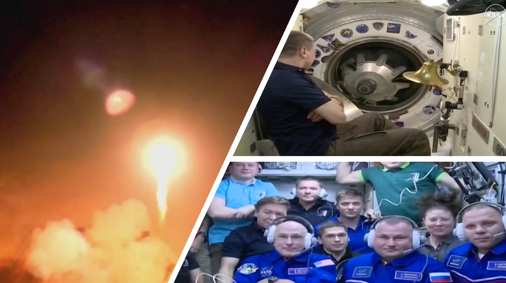 Tàu Soyuz MS-26 ghép nối thành công đưa phi hành gia lớn tuổi nhất NASA vào ISS 