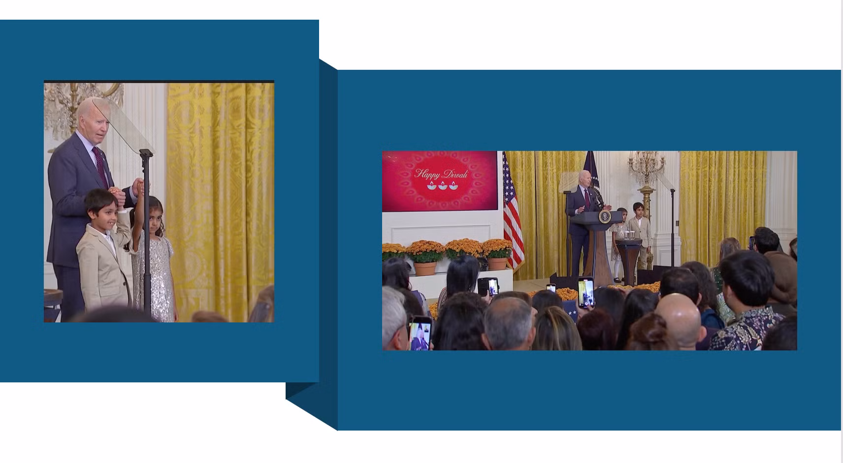Ông Biden tiết lộ lý do ủng hộ bà Harris trong ngày lễ trọng của người Hindu