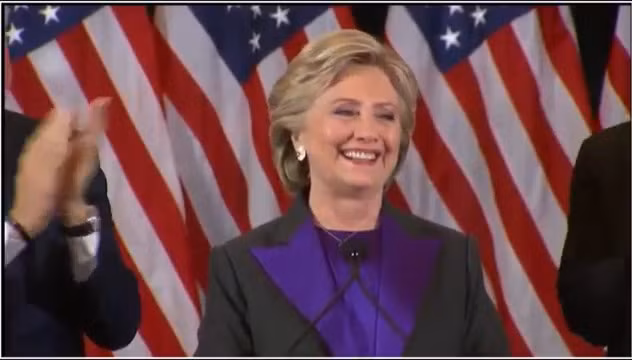 Bà Clinton chấp nhận kết quả bầu cử