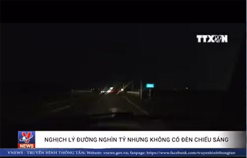 Nghịch lý đường nghìn tỷ nhưng không có đèn chiếu sáng