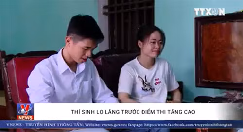 Thí sinh lo lắng trước điểm thi tăng cao