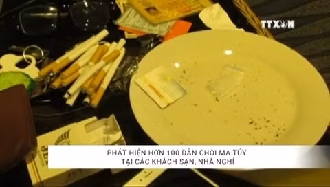 Phát hiện hơn 100 dân chơi ma túy tại các khách sạn, nhà nghỉ