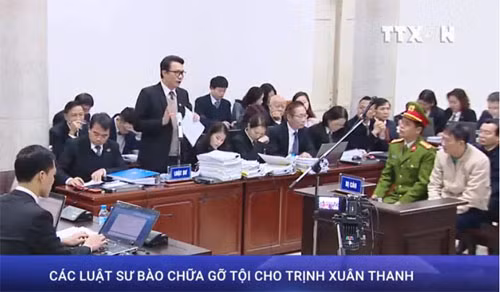 Các luật sư bào chữa gỡ tội cho Trịnh Xuân Thanh