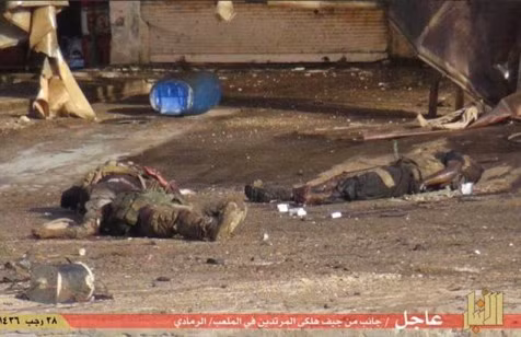 Thất thủ trước IS, Ramadi la liệt xác người