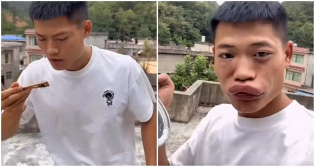 Tiktoker bị khóa tài khoản vì quay clip ăn ong vò vẽ