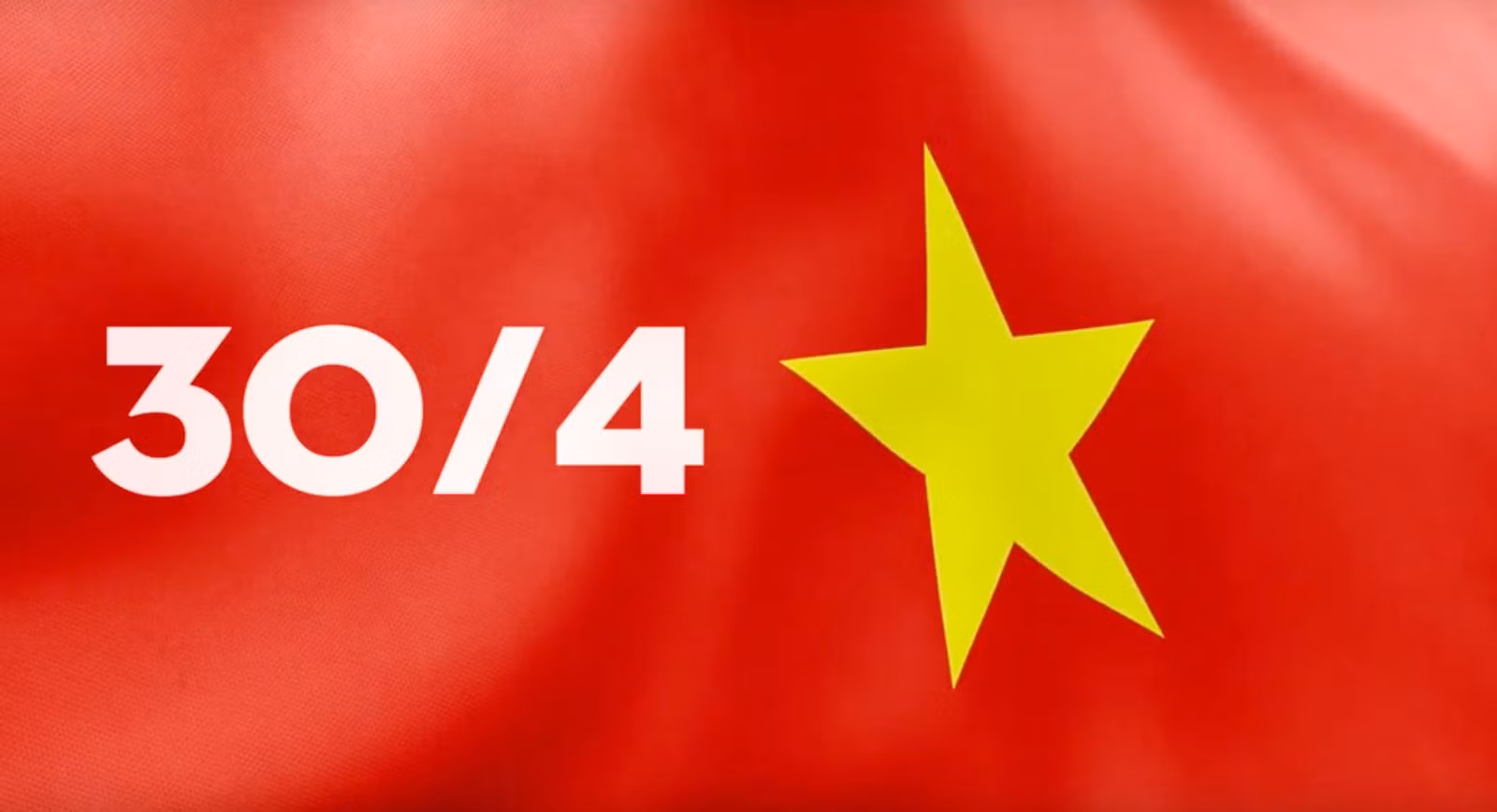 Lá cờ Tổ quốc đặc biệt trên báo in chào mừng 45 năm thống nhất đất nước