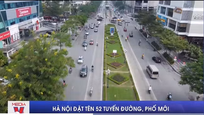 Hà Nội đặt tên 52 tuyến đường, phố mới
