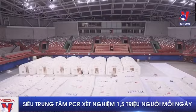 Siêu trung tâm PCR xét nghiệm 1,5 triệu người mỗi ngày