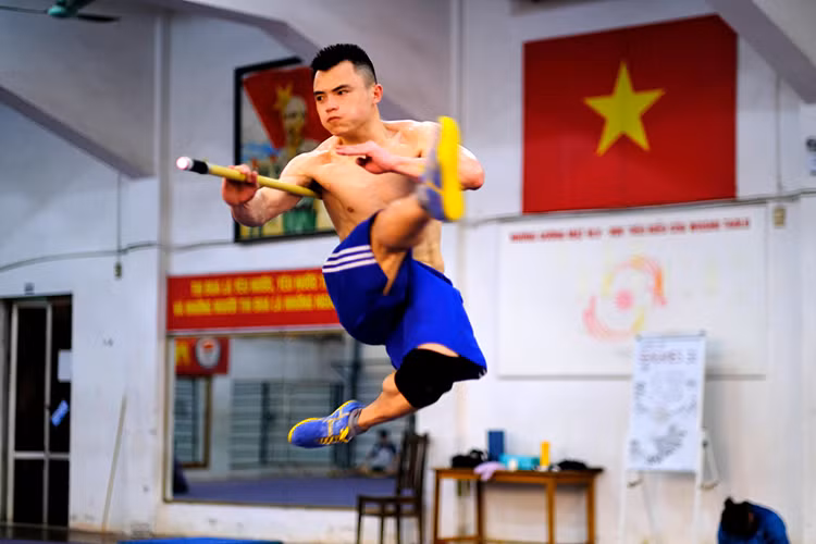 Xem các võ sĩ wushu khổ luyện trước thềm SEA Games 31