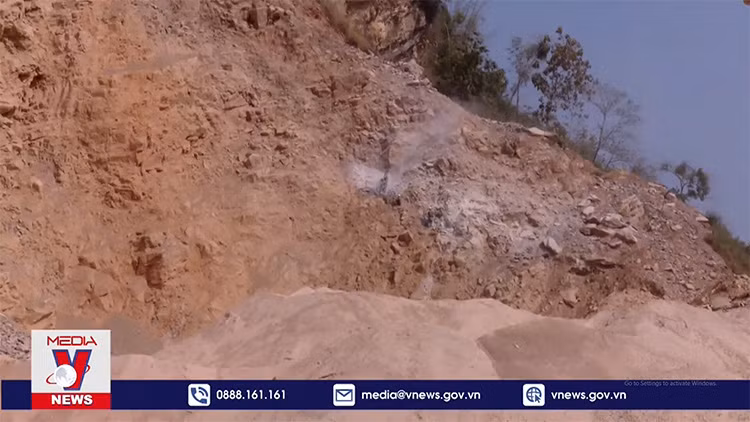 Người dân bất an vì doanh nghiệp nổ mìn phá đá