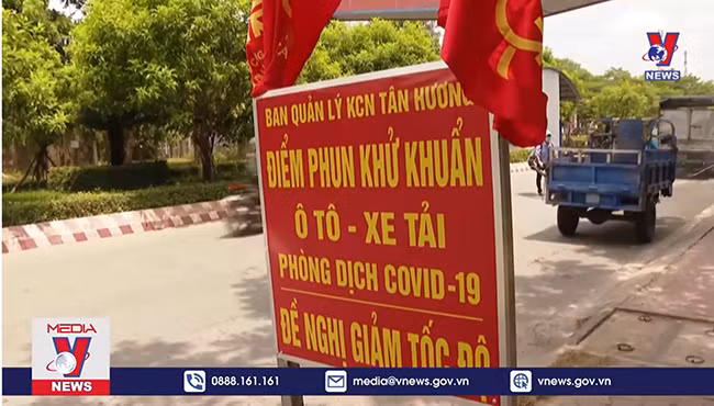 Lập các chốt phun, xịt khử khuẩn tại các cụm, khu công nghiệp