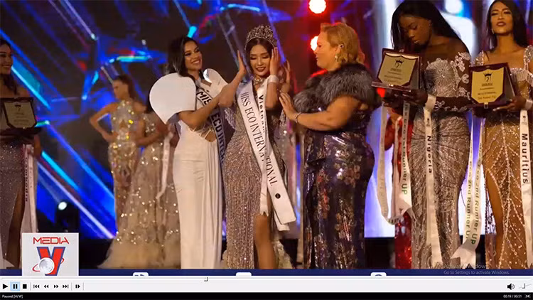 Đại diện Việt Nam đăng quang Miss Eco International 2023