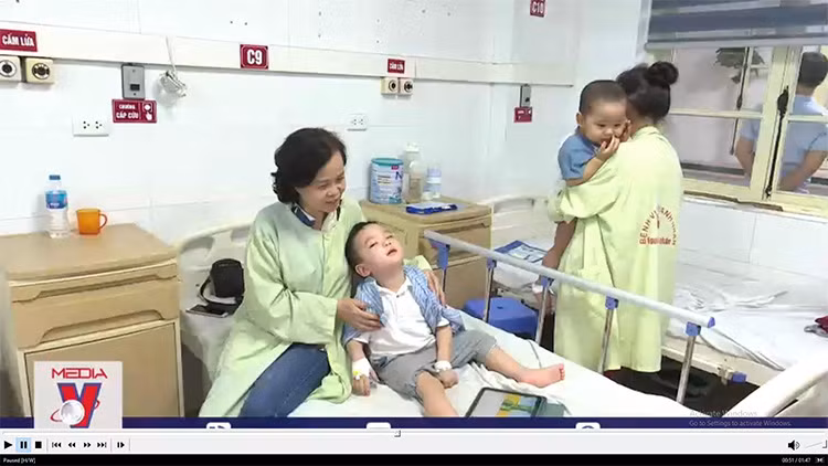 Hà Nội gia tăng trẻ nhiễm virus hợp bào hô hấp
