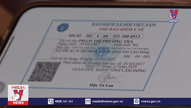 Nhiều tiện ích cho người sử dụng Bảo hiểm xã hội số