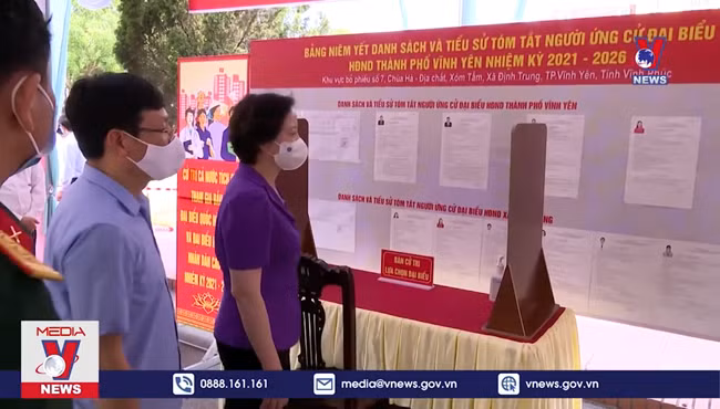  Kiểm tra công tác chuẩn bị bầu cử tại Vĩnh Phúc