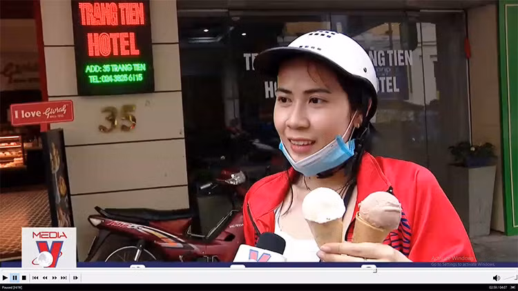 Kem Tràng Tiền số 10 sử dụng nguyên liệu hết hạn