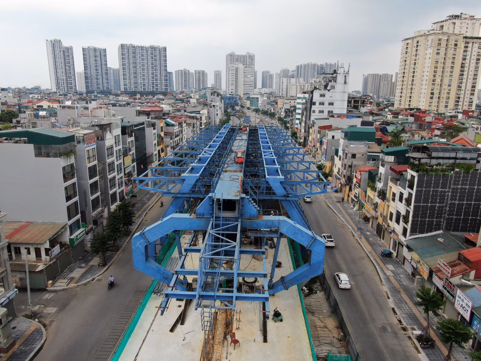 Dự án trọng điểm vành đai 2 của Hà Nội thi công thế nào trong giãn cách xã hội