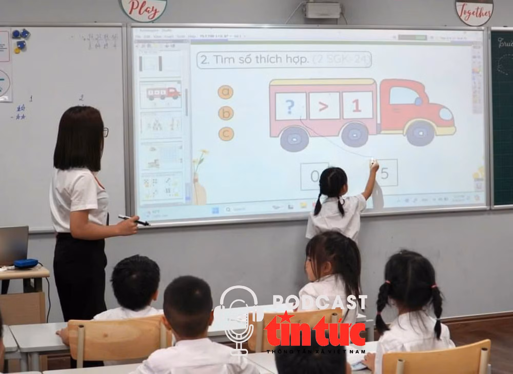 Nhịp sống học đường: Tạo nền nếp cho học sinh lớp 1 