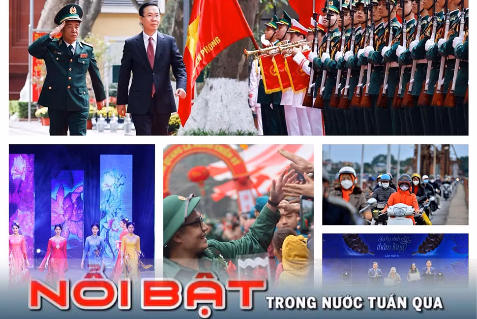 Tin tức TV: Điểm sáng kinh tế 2 tháng đầu năm; Thanh niên cả nước hăng hái lên đường nhập ngũ
