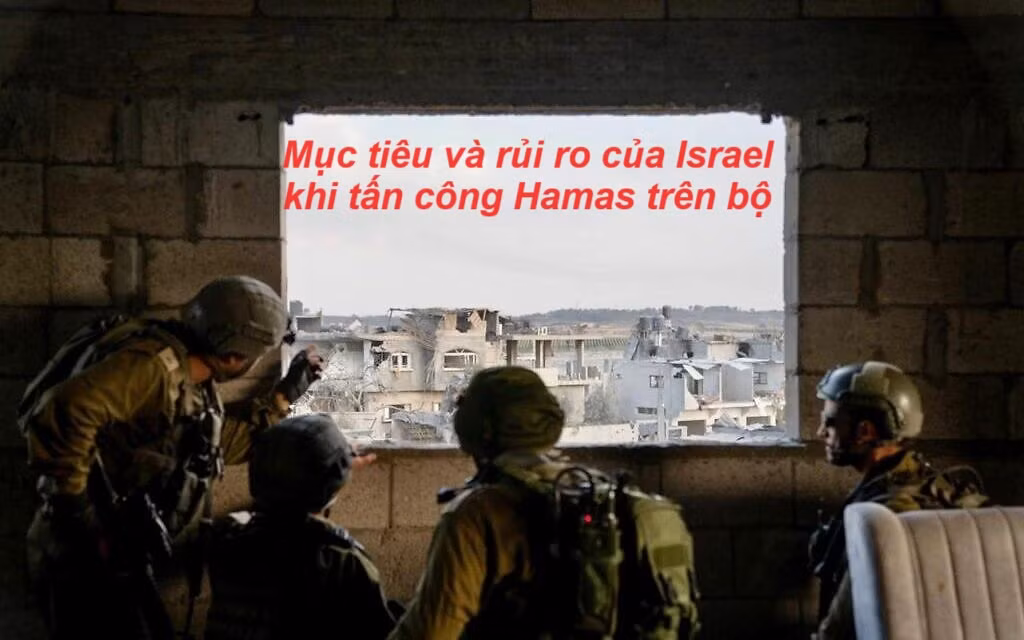 Binh sĩ Israel hoạt động sâu bên trong Dải Gaza. Ảnh: IDF