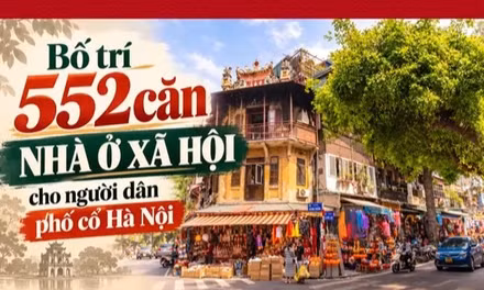 Bố trí 552 căn nhà ở xã hội cho người dân phố cổ Hà Nội