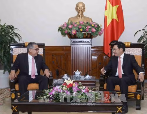 Phó Thủ tướng Phạm Bình Minh tiếp Thứ trưởng Thứ nhất Bộ Ngoại giao Cuba ảnh 1